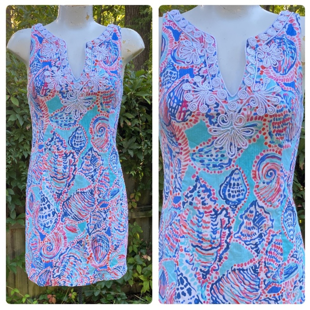 ❤️ Lilly Pulitzer Women's Shift Dress size 4 - Picture 4 of 17